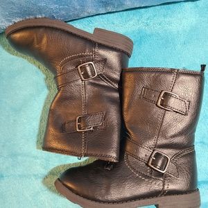 Black Toddler Girl Boots